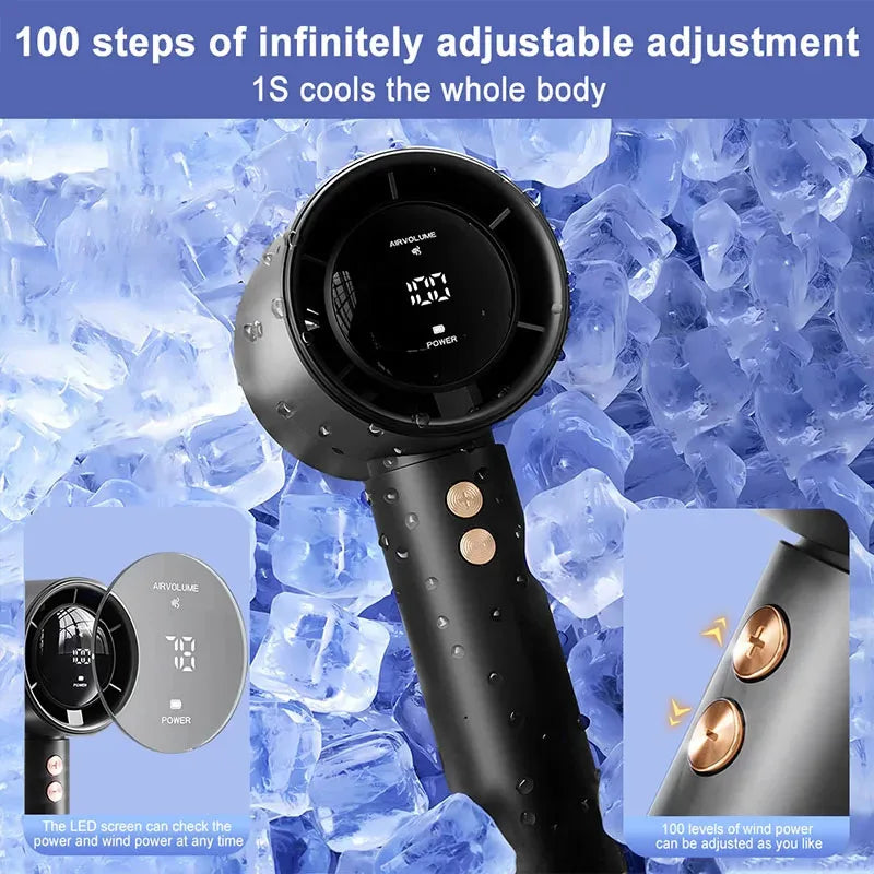 Mini Handheld Fan – USB Fast Charging, High-Speed & Quiet, Perfect for Travel & Outdoors
