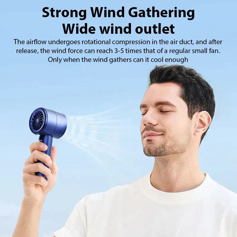Mini Handheld Fan – USB Fast Charging, High-Speed & Quiet, Perfect for Travel & Outdoors