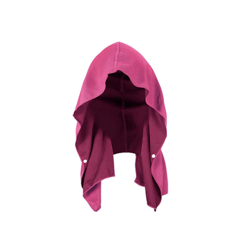 Cooling Hoodie Towel – Instant Evaporative Cooling for Sports, Gym & Outdoor Activities